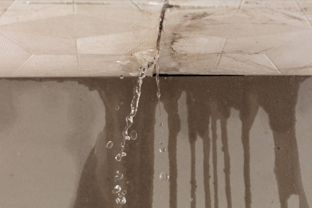 Professional Flood Damage Cleanup technician working in Galesburg, IL
